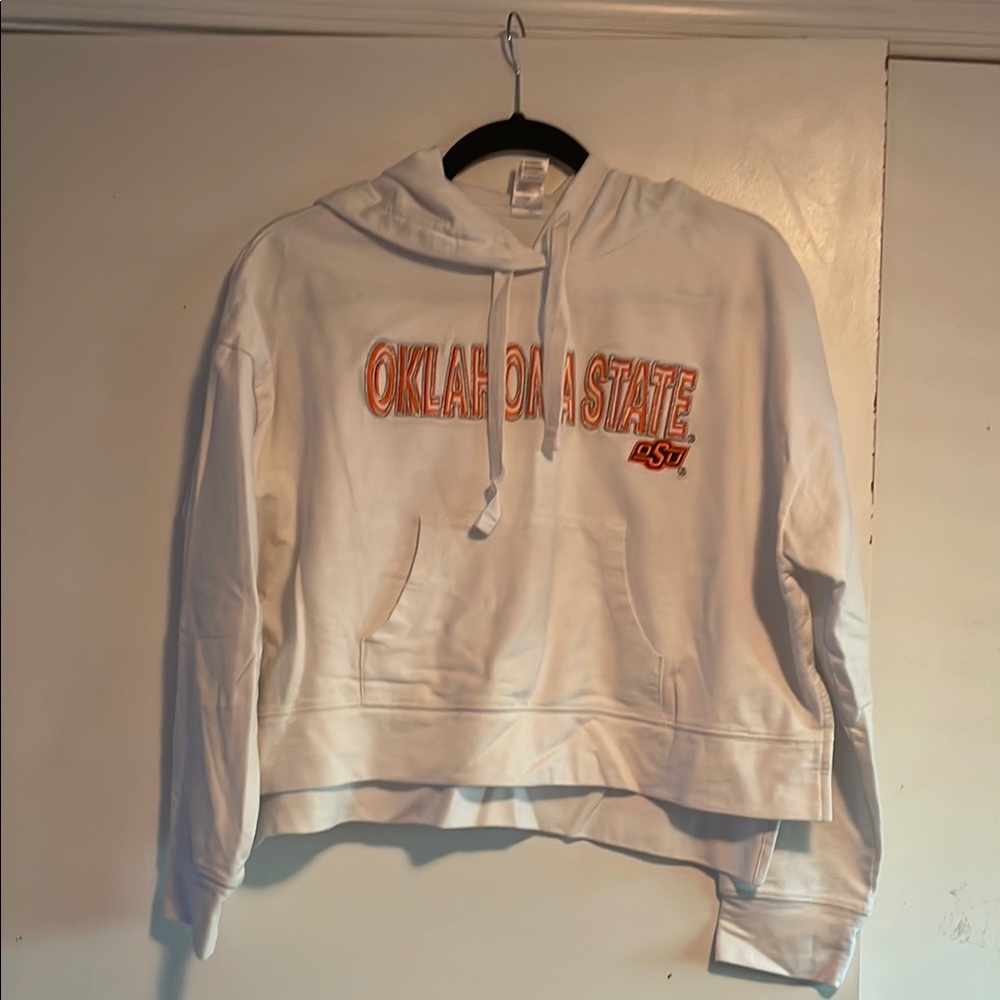 Oklahoma State Women's White Hoodie